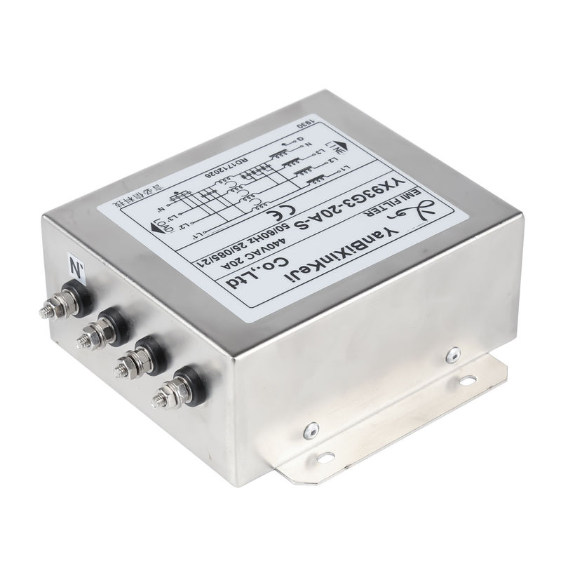 3 Φάση 4 Σύρμα EMI φίλτρο 380V/520V