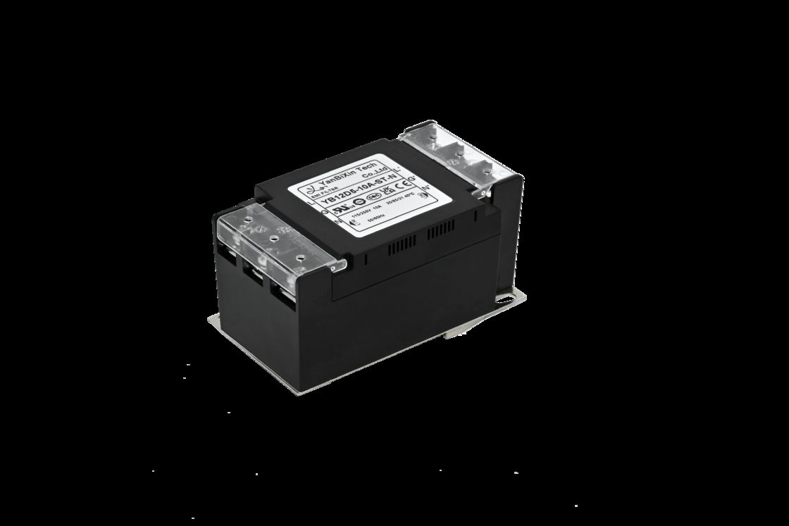 Μονοφασικό Φίλτρο Ασφαλούς Πλαστικού Κελύφους Φίλτρο EMI/EMC με Κάλυμμα Κλέμας