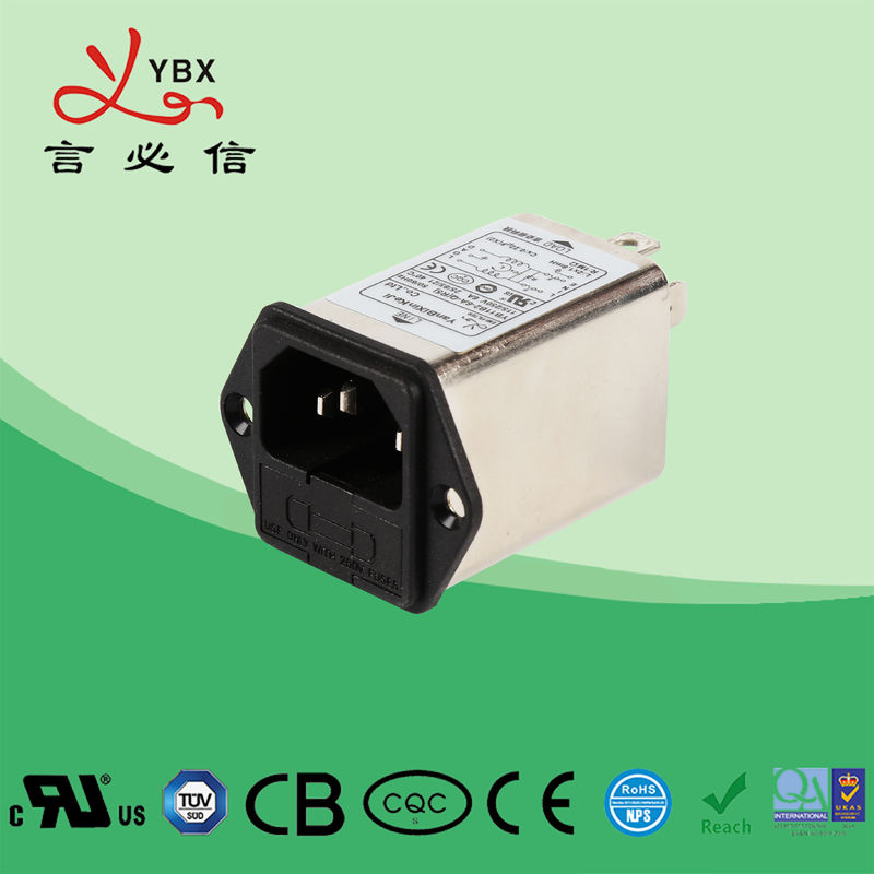 Yanbixin 120 διπλό φίλτρο εκτιμημένο YB11B2 τρέχον 1A-10A εισόδων δύναμης θρυαλλίδων 250VAC